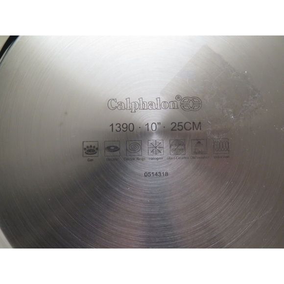 Calphalon 1388 8" Frying Pan & 1390 10" Tri-Ply Stainless Steel Frying Pan Set - Picture 5 of 14